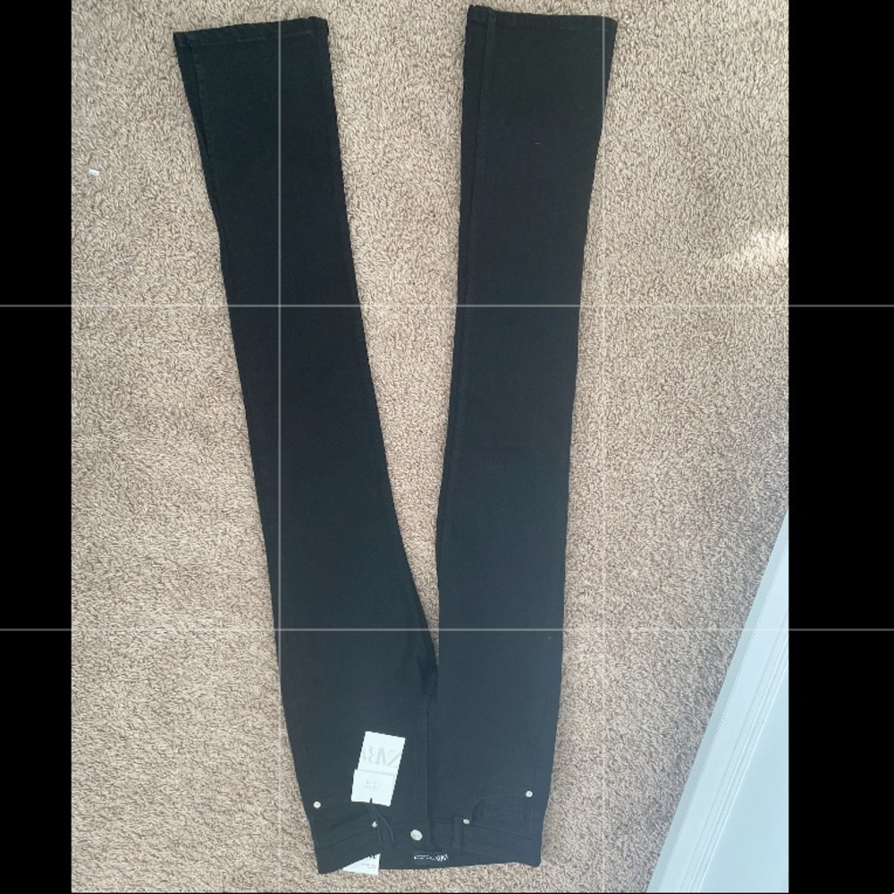 ZARA skinny split jeans